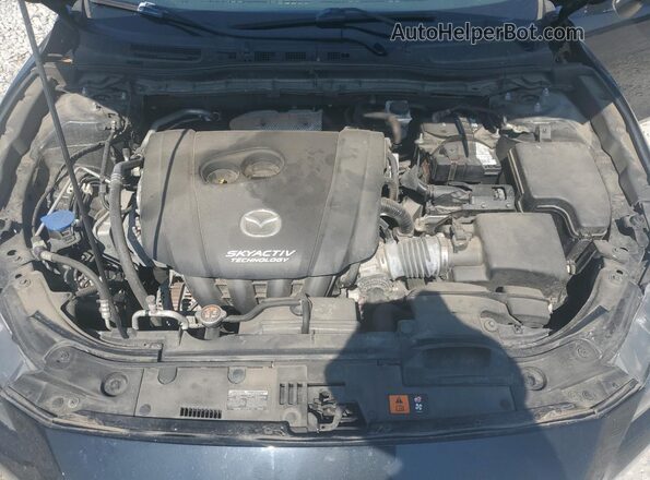 3MZBN1V36JM206504 2018 MAZDA 3 Black Rear interior view