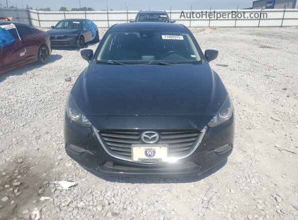 3MZBN1V36JM206504 2018 MAZDA 3 Black Front view