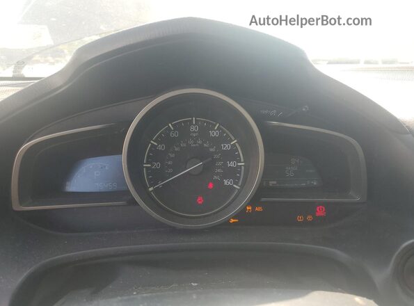 3MZBN1V36JM206504 2018 MAZDA 3 Black Instrument cluster view