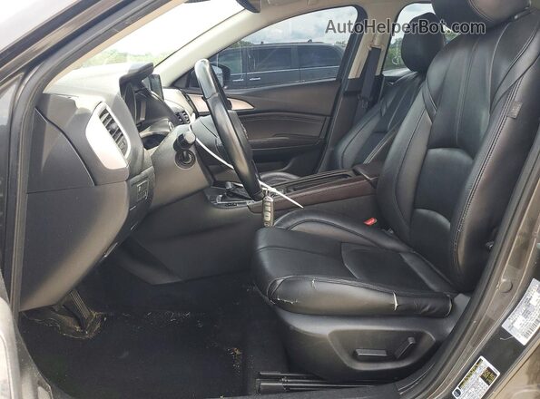 3MZBN1V37JM212215 2018 MAZDA 3 Gray Вид салону спереду