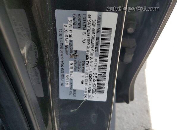 3MZBN1V37JM212215 2018 MAZDA 3 Gray Вид підкапотного простору