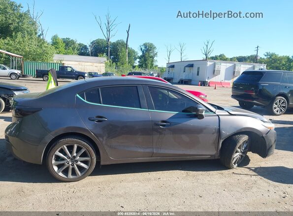 3MZBN1V37JM263147 2018 MAZDA 3 Серый Вид задней части салона
