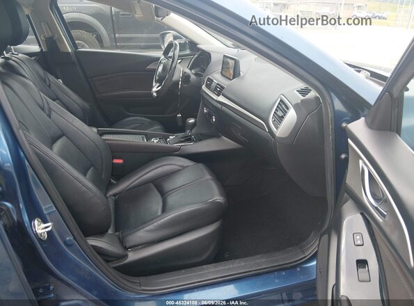 3MZBN1V38JM164112 2018 MAZDA 3 Blue Widok wnętrza z przodu