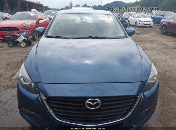 3MZBN1V38JM164112 2018 MAZDA 3 Blue Widok zestawu wskaźników