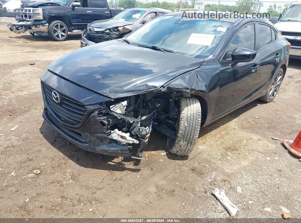 3MZBN1V39JM204813 2018 MAZDA 3 Black Widok z przodu