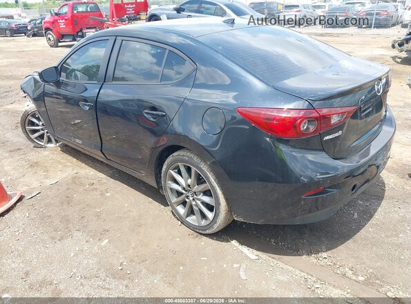 3MZBN1V39JM204813 2018 MAZDA 3 Black Tył lewy