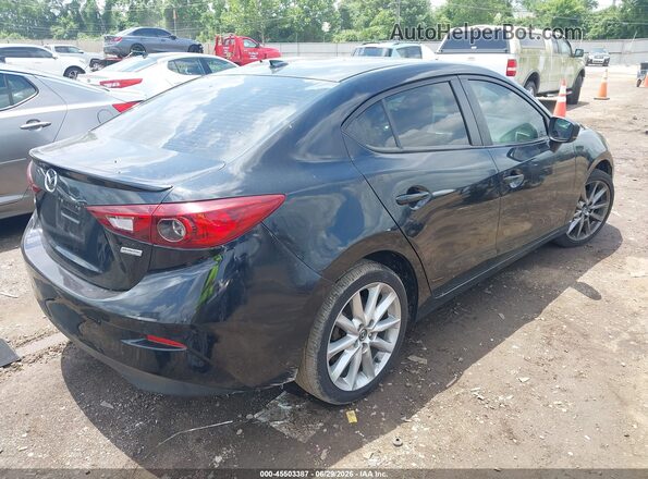 3MZBN1V39JM204813 2018 MAZDA 3 Black Tył prawy