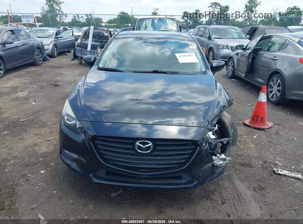 3MZBN1V39JM204813 2018 MAZDA 3 Black Widok zestawu wskaźników
