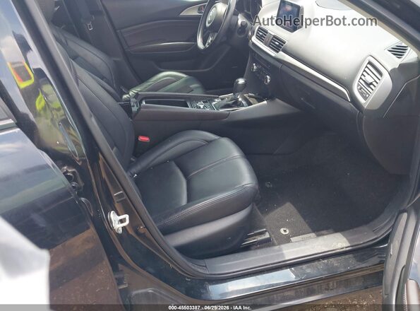 3MZBN1V39JM204813 2018 MAZDA 3 Black Widok wnętrza z przodu