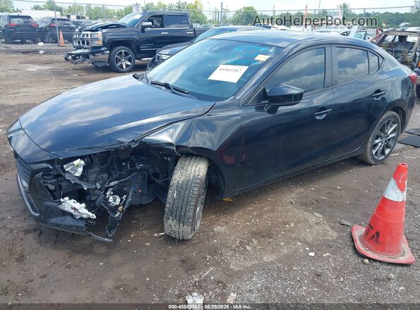 3MZBN1V39JM204813 2018 MAZDA 3 Black Przód lewy