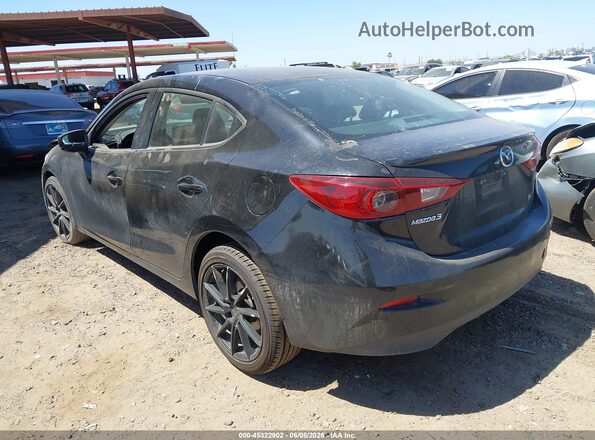 3MZBN1V3XJM201421 2018 MAZDA 3 Черный Задняя левая четверть