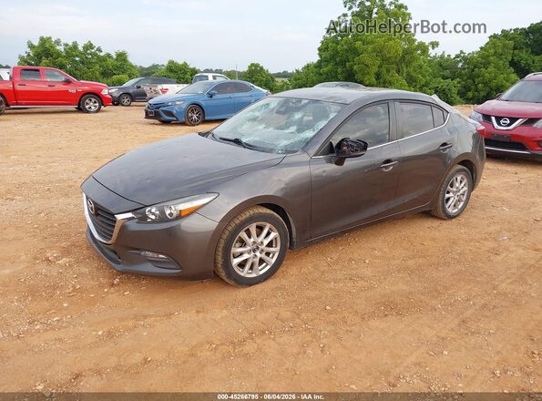 3MZBN1V71HM121325 2017 MAZDA 3 Gray Vista tres cuartos delantera izquierda