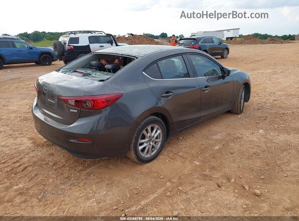 3MZBN1V71HM121325 2017 MAZDA 3 Gray Trasero derecho