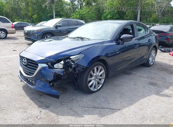 3MZBN1V72HM148016 2017 MAZDA 3 Blue წინა მარცხენა ხედი სამი მეოთხედიდან