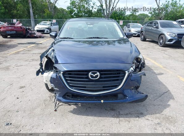 3MZBN1V72HM148016 2017 MAZDA 3 Blue ხელსაწყოთა პანელის ხედი