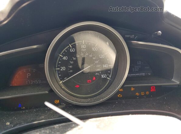 3MZBN1V76HM145667 2017 MAZDA 3 Blue ხელსაწყოთა პანელის ხედი