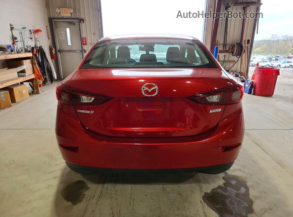 3MZBN1V79HM103722 2017 MAZDA 3 Red უკანა ხედი