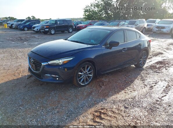 3MZBN1W30JM214662 2018 MAZDA 3 Синий Передняя левая четверть