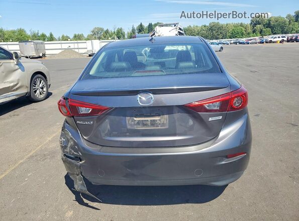 3MZBN1W31JM174673 2018 MAZDA 3 Gray Widok z tyłu