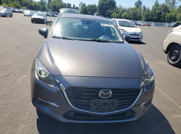 3MZBN1W31JM174673 2018 MAZDA 3 Gray Widok z przodu