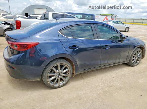 3MZBN1W31JM253213 2018 MAZDA 3 Blue Задня права чверть
