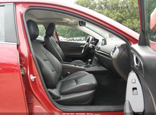 3MZBN1W35JM249505 2018 MAZDA 3 Red Widok wnętrza z przodu