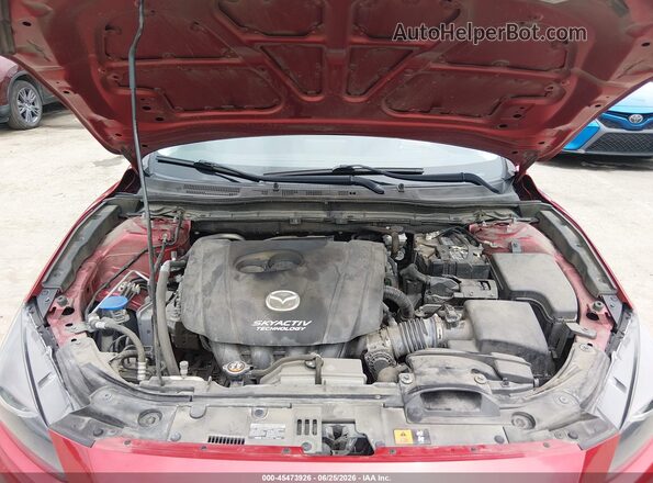 3MZBN1W35JM249505 2018 MAZDA 3 Red Widok z tyłu