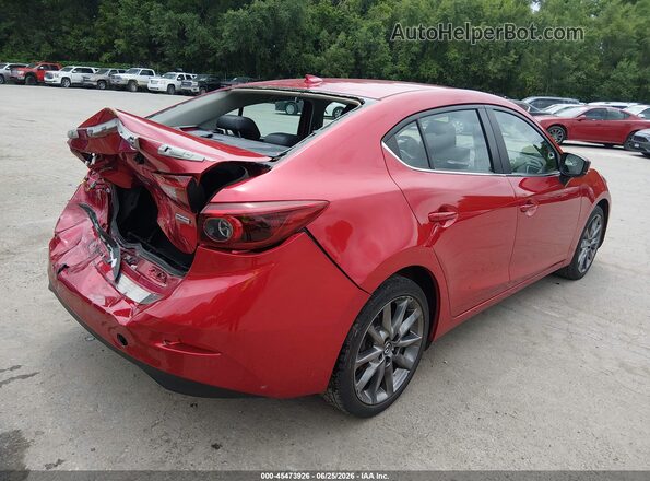 3MZBN1W35JM249505 2018 MAZDA 3 Red Tył prawy