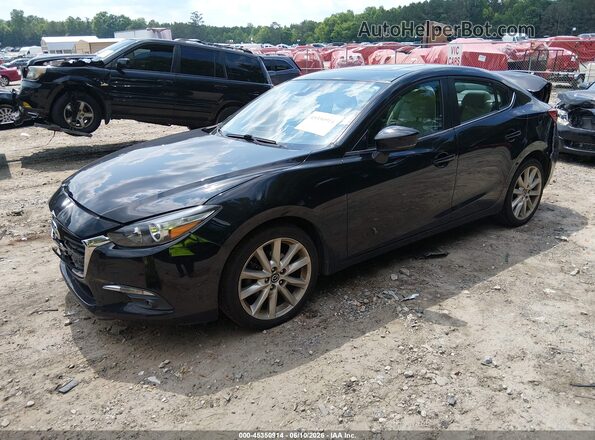 3MZBN1W38HM143091 2017 MAZDA 3 Black Առջևի ձախ երեք քառորդ տեսարան