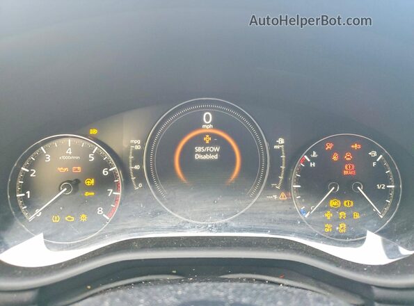 3MZBPAAL1MM204180 2021 MAZDA MAZDA Black ხელსაწყოთა პანელის ხედი