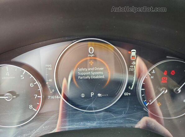 3MZBPAAL2KM114615 2019 MAZDA 3 Black Սարքավորումների վահանակի տեսք
