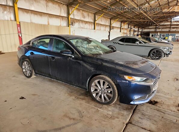 3MZBPAAL5KM107898 2019 MAZDA 3 Синий Передняя правая четверть