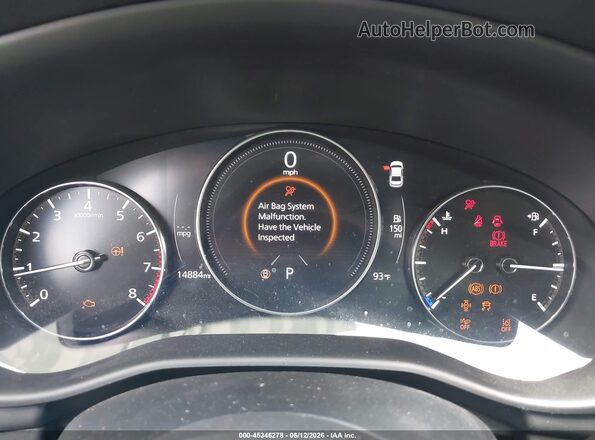 3MZBPAAM4RM434909 2024 MAZDA 3 White Vista de los asientos traseros