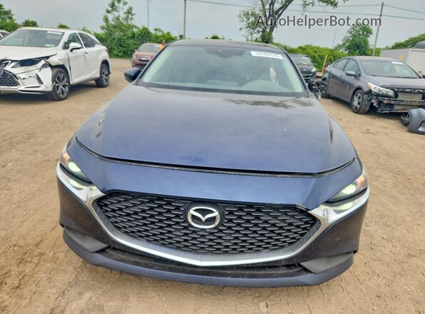 3MZBPAB77KM103126 2019 MAZDA 3 Blue Вид спереду