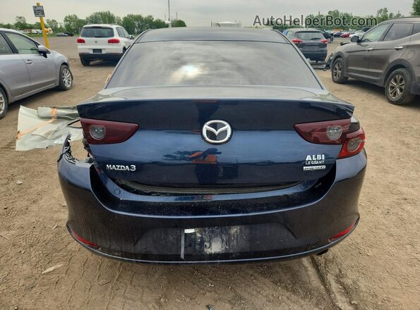 3MZBPAB77KM103126 2019 MAZDA 3 Blue Вид ззаду