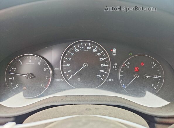 3MZBPAB77KM103126 2019 MAZDA 3 Blue Вид щитка приладів