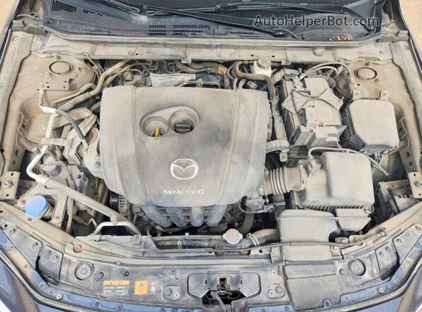 3MZBPAB77KM103126 2019 MAZDA 3 Blue Вид задньої частини салону