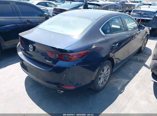 3MZBPABL4LM129892 2020 MAZDA 3 Синий Задняя правая четверть