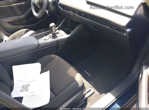 3MZBPABL4LM129892 2020 MAZDA 3 Синий Вид салона спереди
