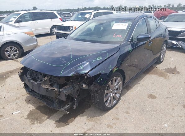 3MZBPABL9MM251360 2021 MAZDA 3 Синий Передняя левая четверть