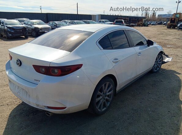 3MZBPABL9NM313017 2022 MAZDA 3 White Trasero derecho