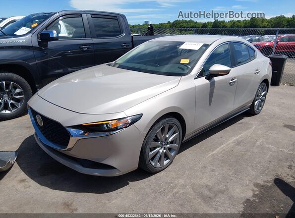 3MZBPABM0PM367172 2023 MAZDA 3 Tan წინა მარცხენა ხედი სამი მეოთხედიდან