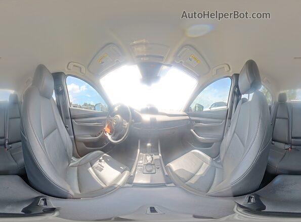 3MZBPABM2MM207077 2021 MAZDA 3 White VIN sticker view