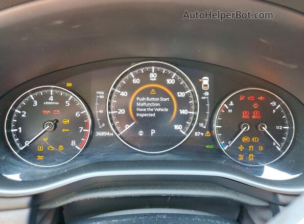 3MZBPABM5PM369676 2023 MAZDA 3 Blue ხელსაწყოთა პანელის ხედი