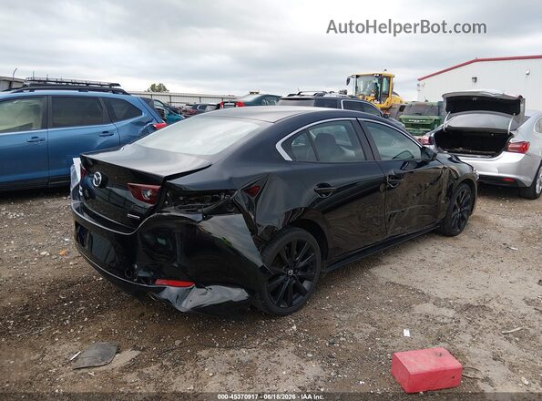 3MZBPABM6RM418483 2024 MAZDA 3 Black Задня права чверть