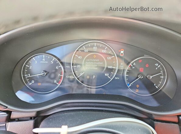 3MZBPABM6RM433503 2024 MAZDA 3 Gray Instrument cluster view