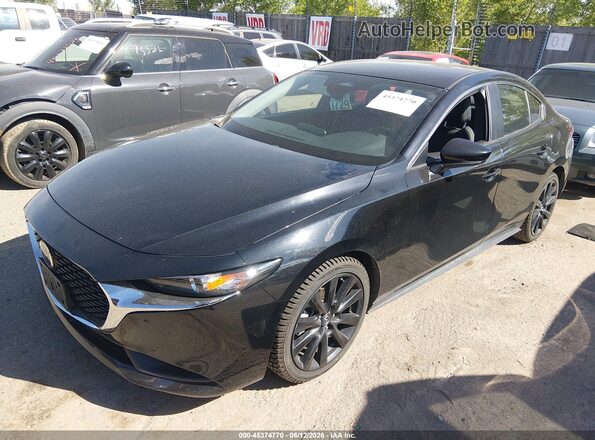 3MZBPABM8RM427914 2024 MAZDA 3 Black წინა მარცხენა ხედი სამი მეოთხედიდან