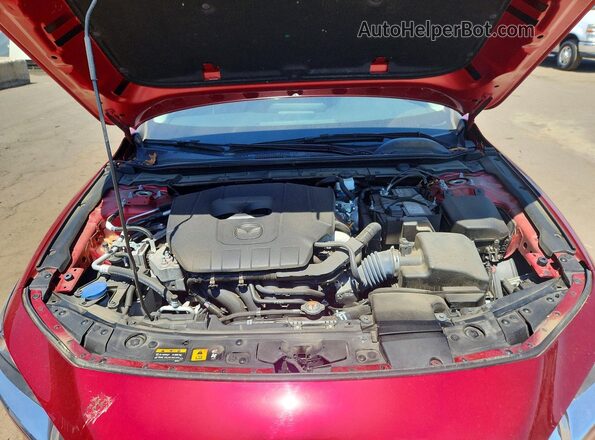 3MZBPABM9PM372984 2023 MAZDA 3 Red Vista interior trasera