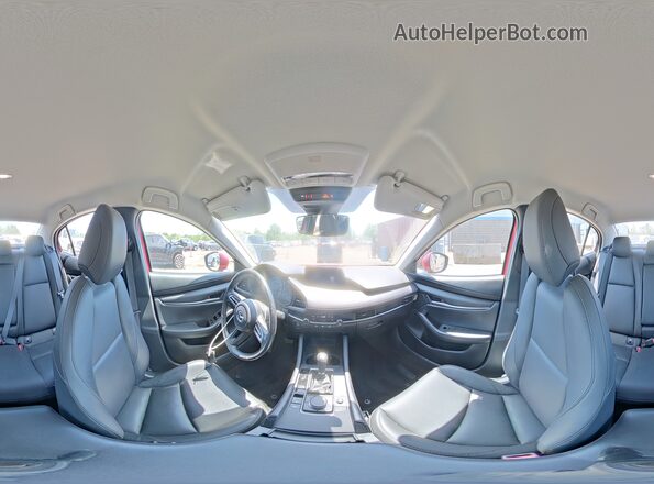 3MZBPABM9PM372984 2023 MAZDA 3 Red Vista de la etiqueta del VIN
