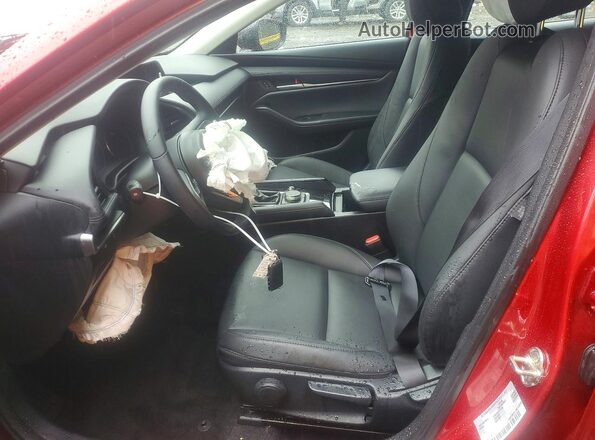 3MZBPABM9SM476707 2025 MAZDA 3 Red Widok wnętrza z przodu
